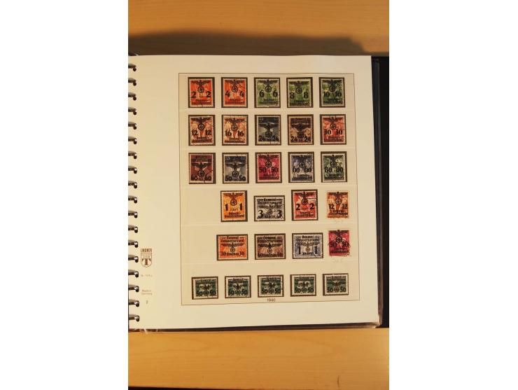 1940/45, Albanien bis Zara ungebrauchte/postfrische und gestempelte Sammlung mit vielen besseren Werten, u.a. Elwa Mi.-Nr. 1(