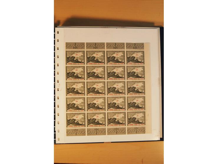 1940/45, Albanien bis Zara ungebrauchte/postfrische und gestempelte Sammlung mit vielen besseren Werten, u.a. Elwa Mi.-Nr. 1(