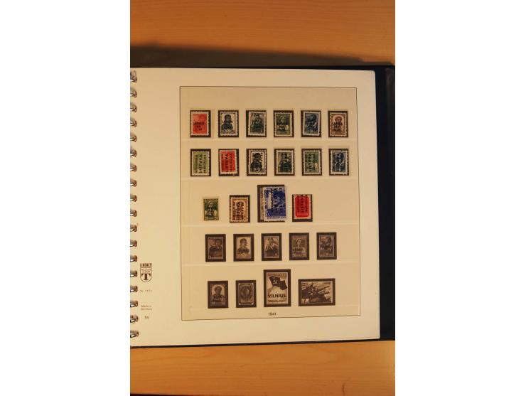 1940/45, Albanien bis Zara ungebrauchte/postfrische und gestempelte Sammlung mit vielen besseren Werten, u.a. Elwa Mi.-Nr. 1(