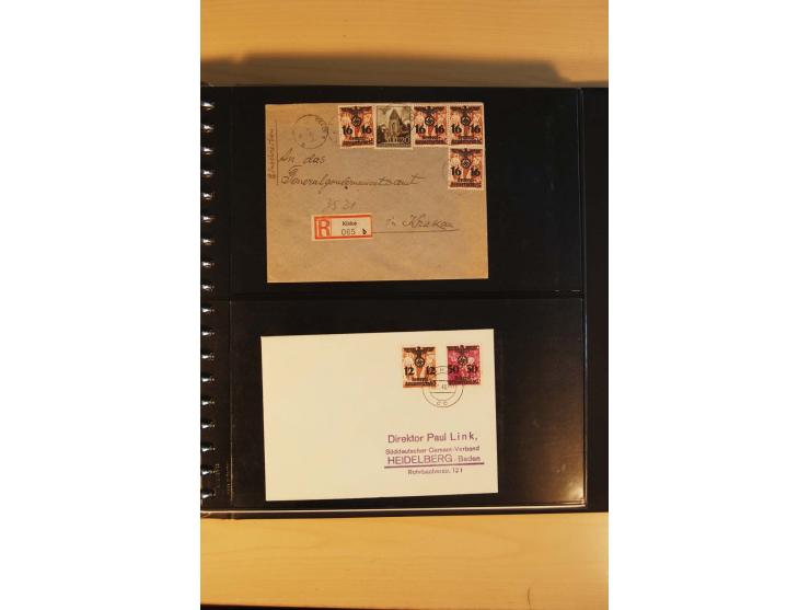 1940/45, Albanien bis Zara ungebrauchte/postfrische und gestempelte Sammlung mit vielen besseren Werten, u.a. Elwa Mi.-Nr. 1(