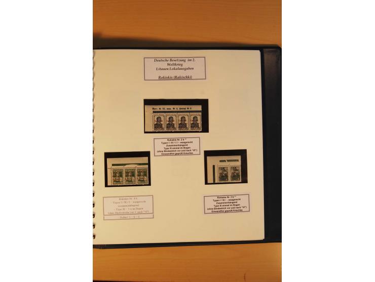 1940/45, Albanien bis Zara ungebrauchte/postfrische und gestempelte Sammlung mit vielen besseren Werten, u.a. Elwa Mi.-Nr. 1(