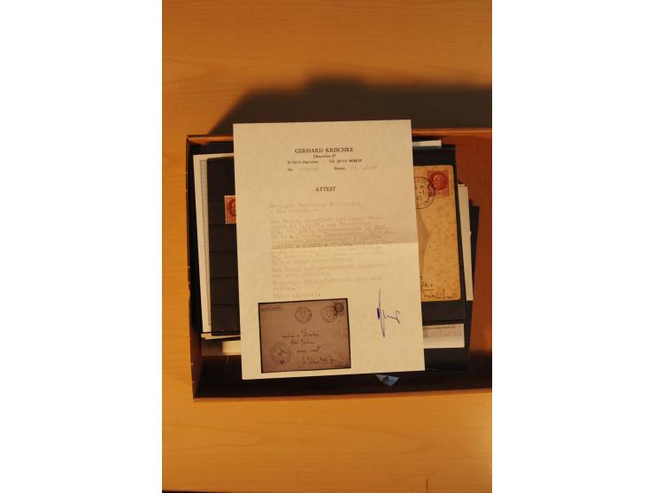 1940/45, Albanien bis Zara ungebrauchte/postfrische und gestempelte Sammlung mit vielen besseren Werten, u.a. Elwa Mi.-Nr. 1(