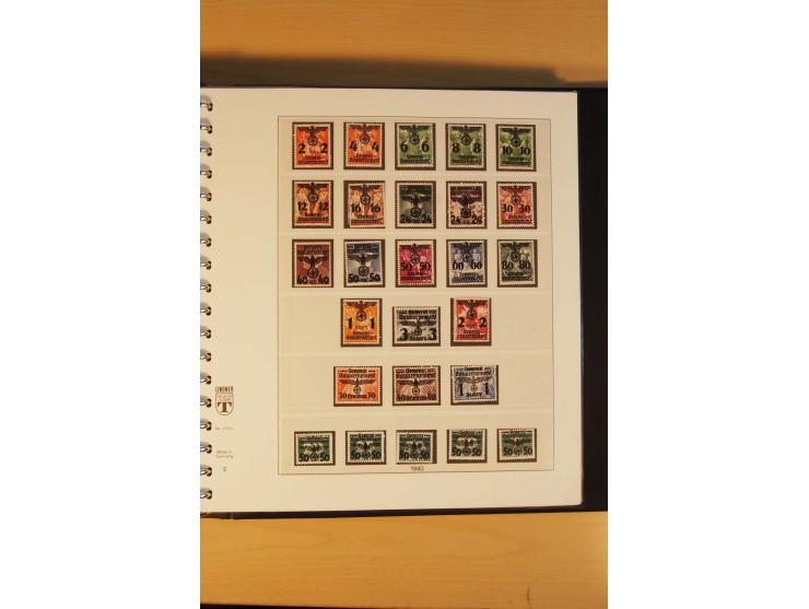 1940/45, Albanien bis Zara ungebrauchte/postfrische und gestempelte Sammlung mit vielen besseren Werten, u.a. Elwa Mi.-Nr. 1(