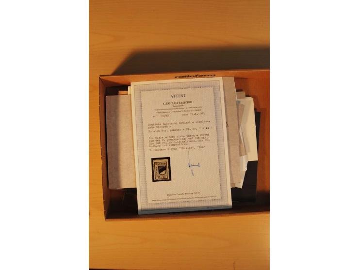 1940/45, Albanien bis Zara ungebrauchte/postfrische und gestempelte Sammlung mit vielen besseren Werten, u.a. Elwa Mi.-Nr. 1(