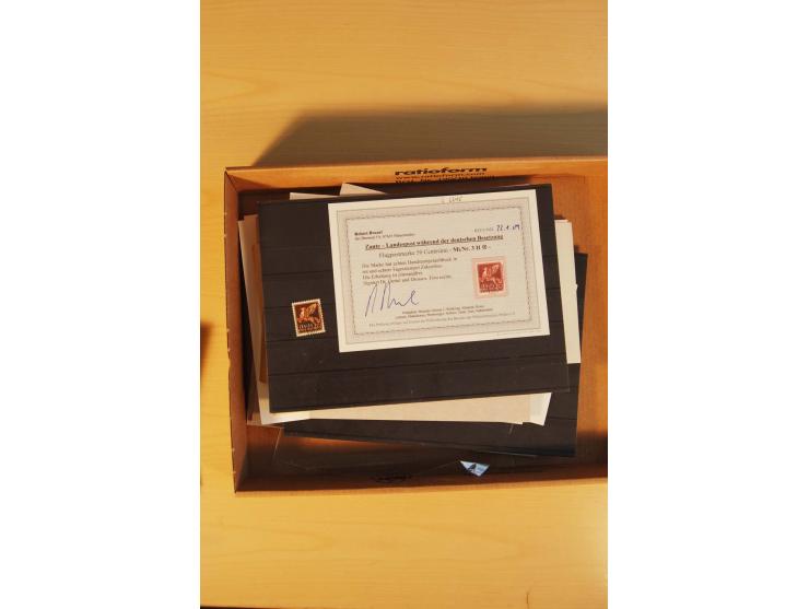 1940/45, Albanien bis Zara ungebrauchte/postfrische und gestempelte Sammlung mit vielen besseren Werten, u.a. Elwa Mi.-Nr. 1(