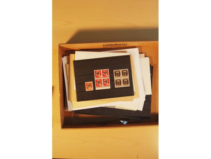 1940/45, Albanien bis Zara ungebrauchte/postfrische und gestempelte Sammlung mit vielen besseren Werten, u.a. Elwa Mi.-Nr. 1(