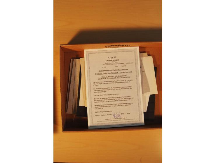 1940/45, Albanien bis Zara ungebrauchte/postfrische und gestempelte Sammlung mit vielen besseren Werten, u.a. Elwa Mi.-Nr. 1(