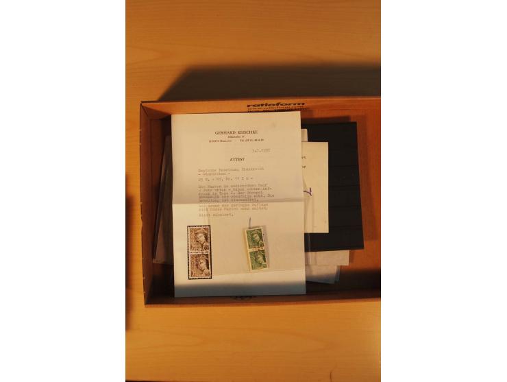 1940/45, Albanien bis Zara ungebrauchte/postfrische und gestempelte Sammlung mit vielen besseren Werten, u.a. Elwa Mi.-Nr. 1(