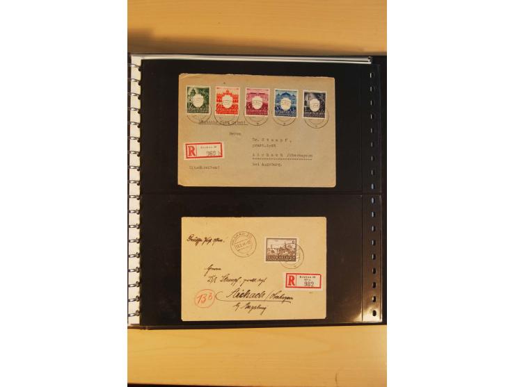 1940/45, Albanien bis Zara ungebrauchte/postfrische und gestempelte Sammlung mit vielen besseren Werten, u.a. Elwa Mi.-Nr. 1(