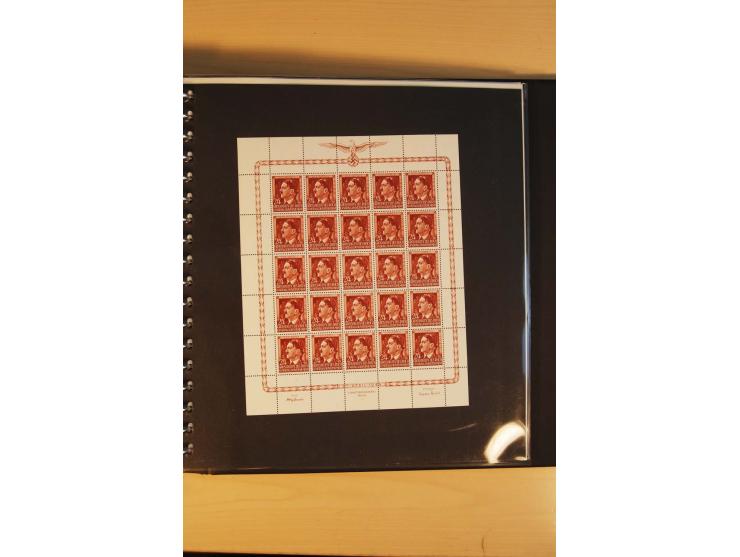 1940/45, Albanien bis Zara ungebrauchte/postfrische und gestempelte Sammlung mit vielen besseren Werten, u.a. Elwa Mi.-Nr. 1(