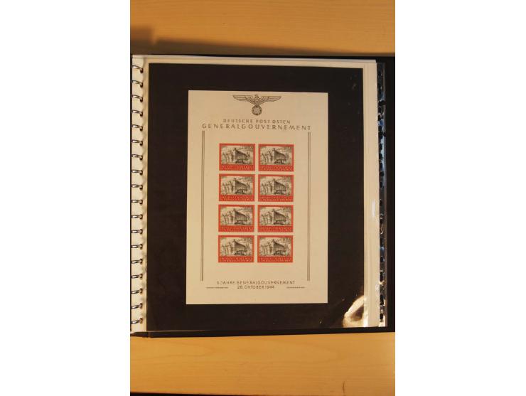 1940/45, Albanien bis Zara ungebrauchte/postfrische und gestempelte Sammlung mit vielen besseren Werten, u.a. Elwa Mi.-Nr. 1(