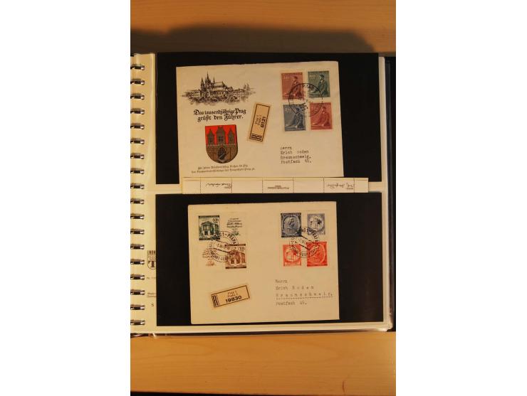 1940/45, Albanien bis Zara ungebrauchte/postfrische und gestempelte Sammlung mit vielen besseren Werten, u.a. Elwa Mi.-Nr. 1(