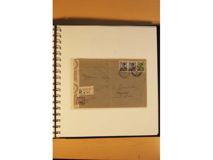 1940/45, Albanien bis Zara ungebrauchte/postfrische und gestempelte Sammlung mit vielen besseren Werten, u.a. Elwa Mi.-Nr. 1(