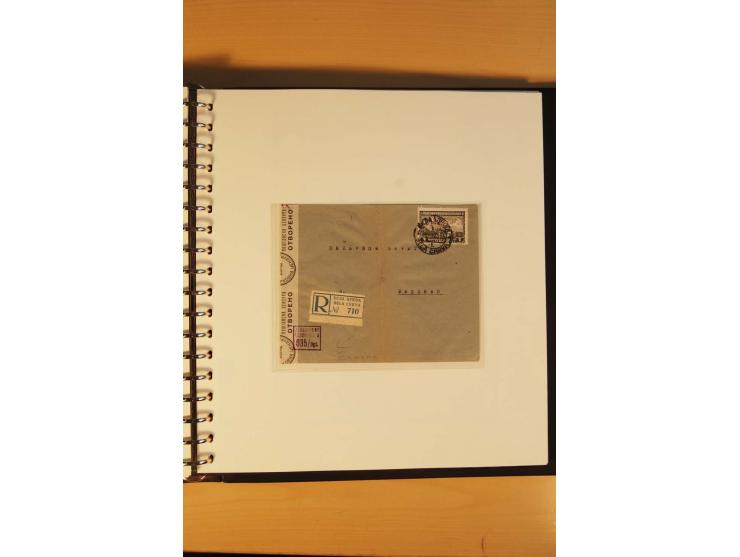 1940/45, Albanien bis Zara ungebrauchte/postfrische und gestempelte Sammlung mit vielen besseren Werten, u.a. Elwa Mi.-Nr. 1(