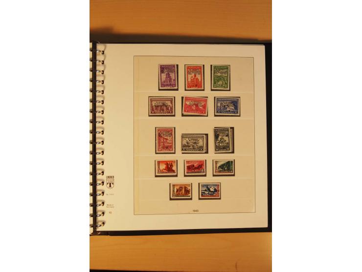 1940/45, Albanien bis Zara ungebrauchte/postfrische und gestempelte Sammlung mit vielen besseren Werten, u.a. Elwa Mi.-Nr. 1(