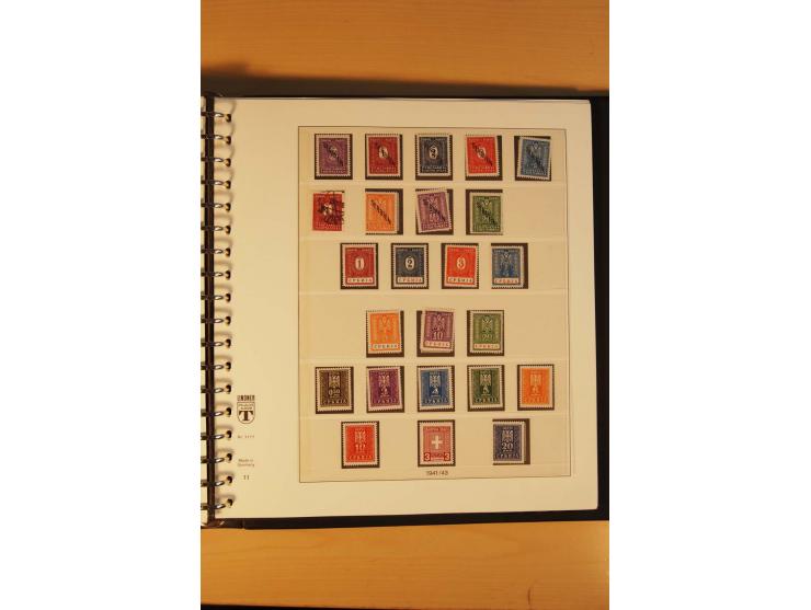 1940/45, Albanien bis Zara ungebrauchte/postfrische und gestempelte Sammlung mit vielen besseren Werten, u.a. Elwa Mi.-Nr. 1(