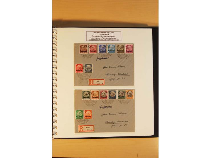 1940/45, Albanien bis Zara ungebrauchte/postfrische und gestempelte Sammlung mit vielen besseren Werten, u.a. Elwa Mi.-Nr. 1(