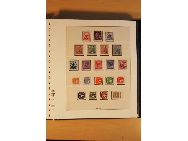 1940/45, Albanien bis Zara ungebrauchte/postfrische und gestempelte Sammlung mit vielen besseren Werten, u.a. Elwa Mi.-Nr. 1(