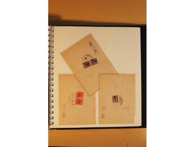 1940/45, Albanien bis Zara ungebrauchte/postfrische und gestempelte Sammlung mit vielen besseren Werten, u.a. Elwa Mi.-Nr. 1(