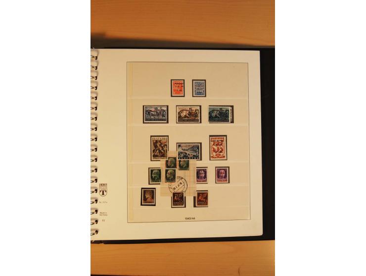 1940/45, Albanien bis Zara ungebrauchte/postfrische und gestempelte Sammlung mit vielen besseren Werten, u.a. Elwa Mi.-Nr. 1(
