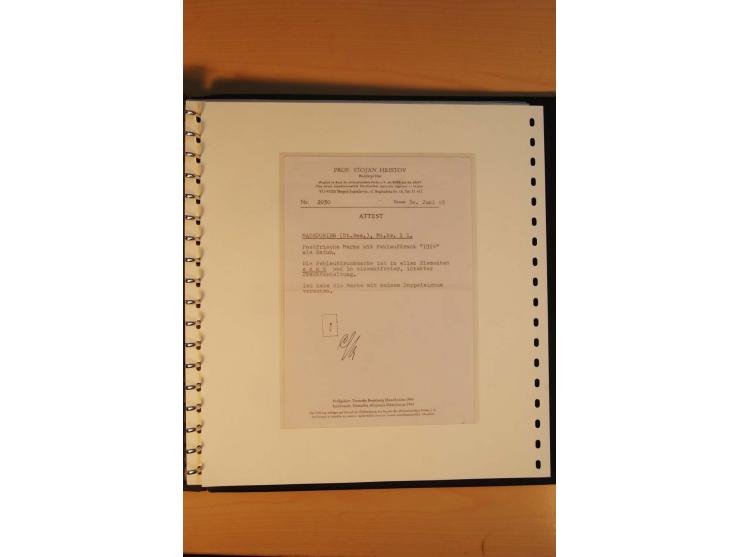 1940/45, Albanien bis Zara ungebrauchte/postfrische und gestempelte Sammlung mit vielen besseren Werten, u.a. Elwa Mi.-Nr. 1(