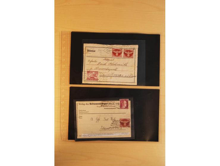 1939/45, umfangreiche Sammlung mit über 190 Briefen (viele mit Inhalt) und Karten, dabei viele besondere Stempel, Luft-Feldpo