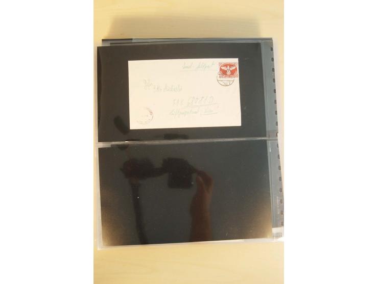 1939/45, umfangreiche Sammlung mit über 190 Briefen (viele mit Inhalt) und Karten, dabei viele besondere Stempel, Luft-Feldpo