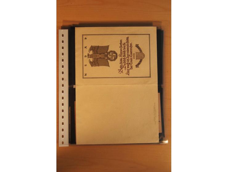 1939/45, umfangreiche Sammlung mit über 190 Briefen (viele mit Inhalt) und Karten, dabei viele besondere Stempel, Luft-Feldpo