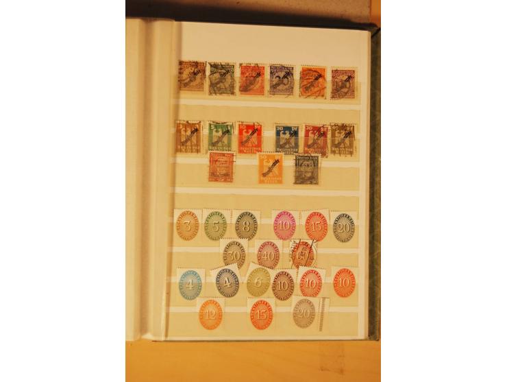 1872/1970 (ca.), postfrische, ungebrauchte und gestempelte Partie mit Sammlungen DR (u.a. Bl. 1 und 2), SBZ, DDR (dabei Marx-