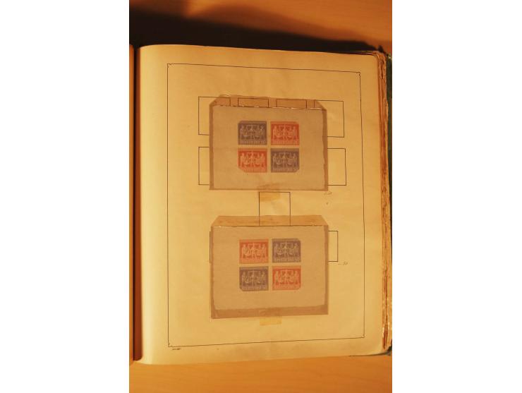 1872/1970 (ca.), postfrische, ungebrauchte und gestempelte Partie mit Sammlungen DR (u.a. Bl. 1 und 2), SBZ, DDR (dabei Marx-
