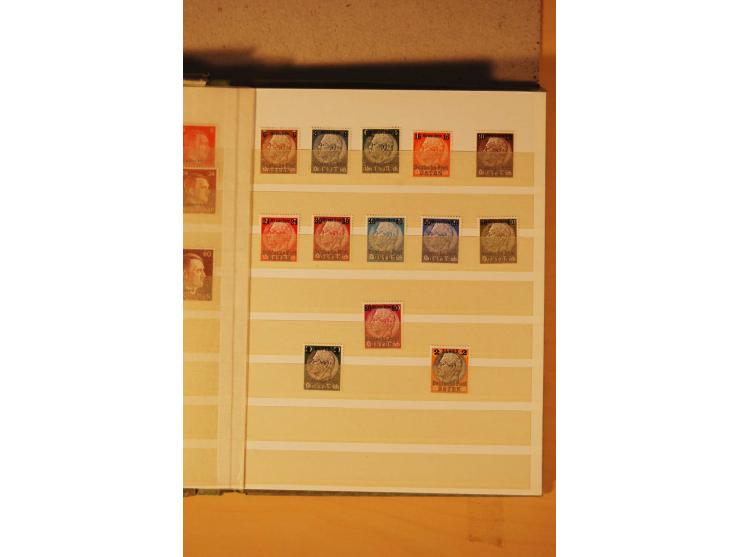 1872/1970 (ca.), postfrische, ungebrauchte und gestempelte Partie mit Sammlungen DR (u.a. Bl. 1 und 2), SBZ, DDR (dabei Marx-