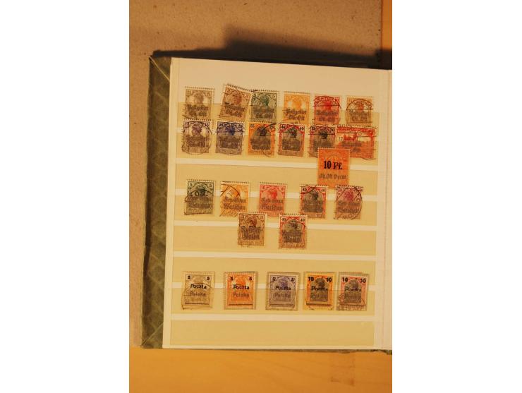 1872/1970 (ca.), postfrische, ungebrauchte und gestempelte Partie mit Sammlungen DR (u.a. Bl. 1 und 2), SBZ, DDR (dabei Marx-