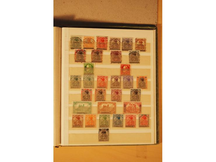 1872/1970 (ca.), postfrische, ungebrauchte und gestempelte Partie mit Sammlungen DR (u.a. Bl. 1 und 2), SBZ, DDR (dabei Marx-