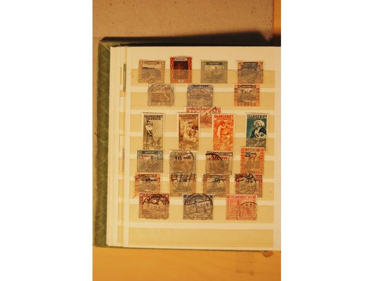 1872/1970 (ca.), postfrische, ungebrauchte und gestempelte Partie mit Sammlungen DR (u.a. Bl. 1 und 2), SBZ, DDR (dabei Marx-