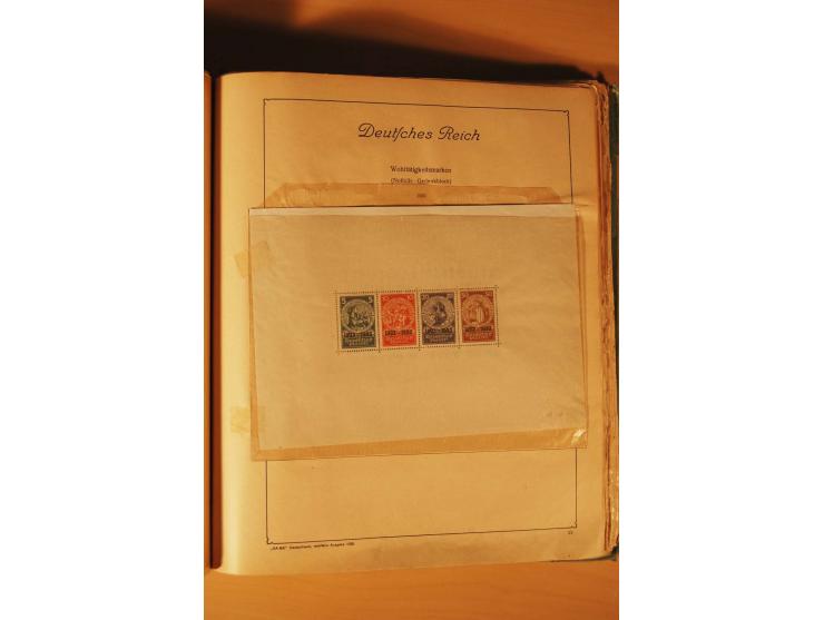 1872/1970 (ca.), postfrische, ungebrauchte und gestempelte Partie mit Sammlungen DR (u.a. Bl. 1 und 2), SBZ, DDR (dabei Marx-