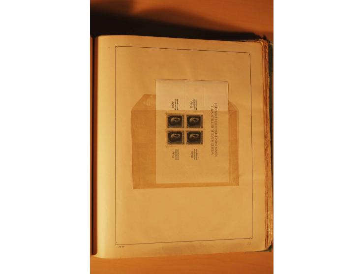1872/1970 (ca.), postfrische, ungebrauchte und gestempelte Partie mit Sammlungen DR (u.a. Bl. 1 und 2), SBZ, DDR (dabei Marx-
