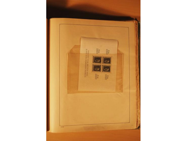 1872/1970 (ca.), postfrische, ungebrauchte und gestempelte Partie mit Sammlungen DR (u.a. Bl. 1 und 2), SBZ, DDR (dabei Marx-
