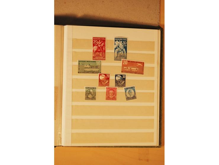 1872/1970 (ca.), postfrische, ungebrauchte und gestempelte Partie mit Sammlungen DR (u.a. Bl. 1 und 2), SBZ, DDR (dabei Marx-