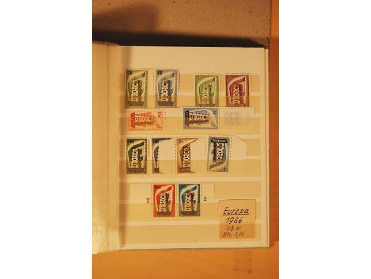 1872/1970 (ca.), postfrische, ungebrauchte und gestempelte Partie mit Sammlungen DR (u.a. Bl. 1 und 2), SBZ, DDR (dabei Marx-