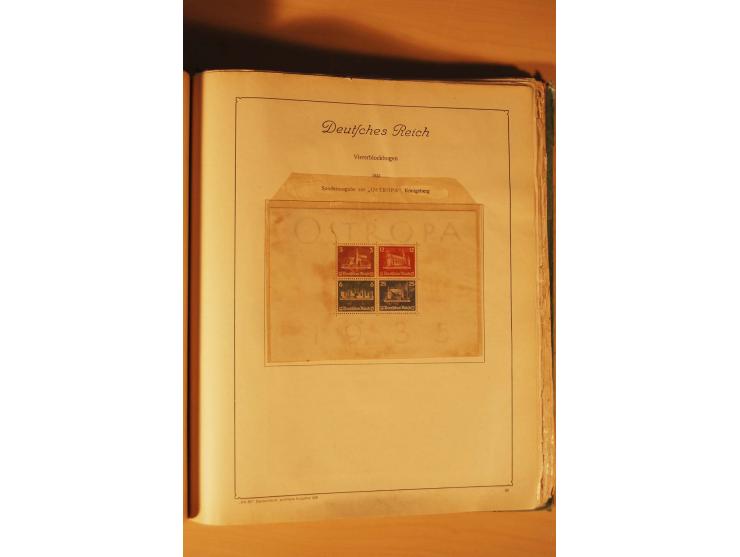 1872/1970 (ca.), postfrische, ungebrauchte und gestempelte Partie mit Sammlungen DR (u.a. Bl. 1 und 2), SBZ, DDR (dabei Marx-