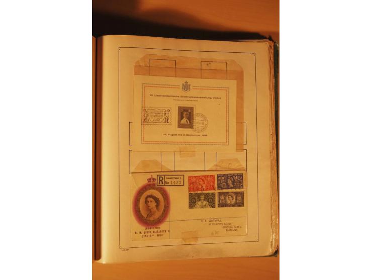 1872/1970 (ca.), postfrische, ungebrauchte und gestempelte Partie mit Sammlungen DR (u.a. Bl. 1 und 2), SBZ, DDR (dabei Marx-