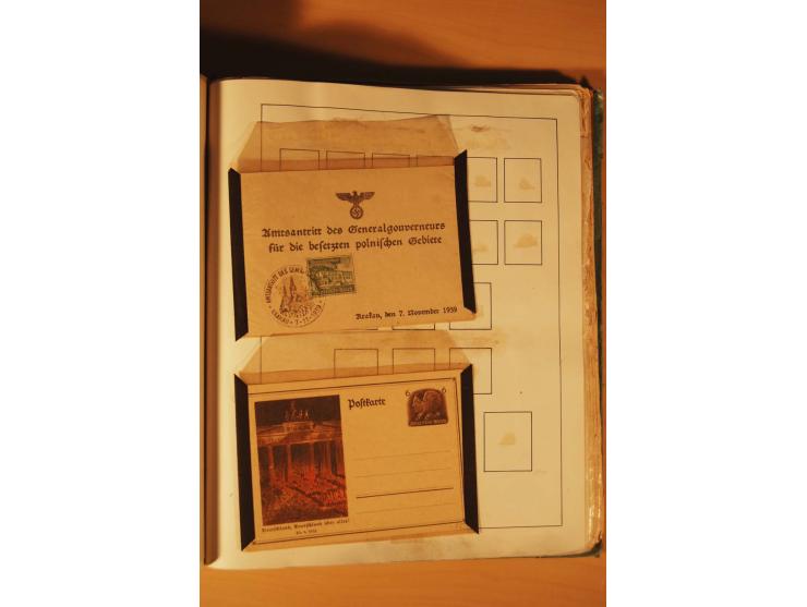1872/1970 (ca.), postfrische, ungebrauchte und gestempelte Partie mit Sammlungen DR (u.a. Bl. 1 und 2), SBZ, DDR (dabei Marx-