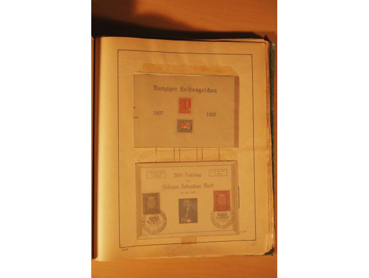 1872/1970 (ca.), postfrische, ungebrauchte und gestempelte Partie mit Sammlungen DR (u.a. Bl. 1 und 2), SBZ, DDR (dabei Marx-