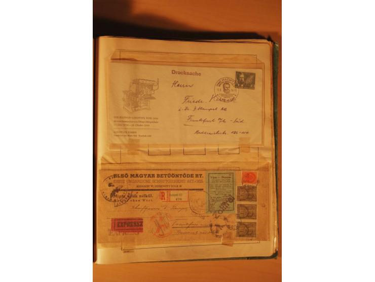 1872/1970 (ca.), postfrische, ungebrauchte und gestempelte Partie mit Sammlungen DR (u.a. Bl. 1 und 2), SBZ, DDR (dabei Marx-