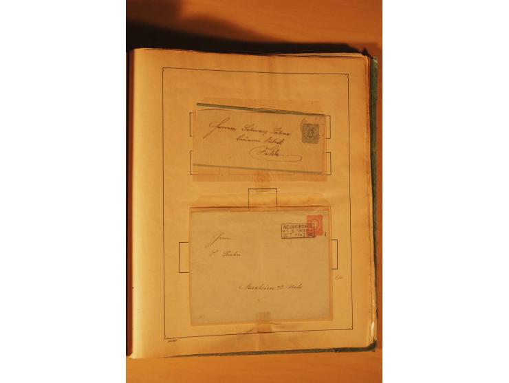 1872/1970 (ca.), postfrische, ungebrauchte und gestempelte Partie mit Sammlungen DR (u.a. Bl. 1 und 2), SBZ, DDR (dabei Marx-