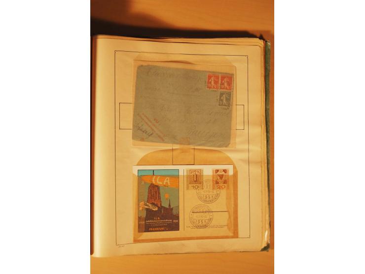 1872/1970 (ca.), postfrische, ungebrauchte und gestempelte Partie mit Sammlungen DR (u.a. Bl. 1 und 2), SBZ, DDR (dabei Marx-
