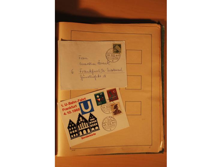 1872/1970 (ca.), postfrische, ungebrauchte und gestempelte Partie mit Sammlungen DR (u.a. Bl. 1 und 2), SBZ, DDR (dabei Marx-