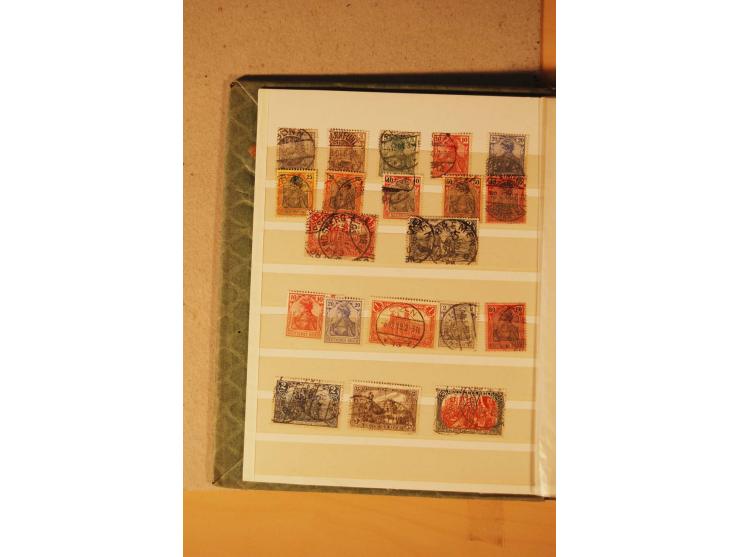 1872/1970 (ca.), postfrische, ungebrauchte und gestempelte Partie mit Sammlungen DR (u.a. Bl. 1 und 2), SBZ, DDR (dabei Marx-