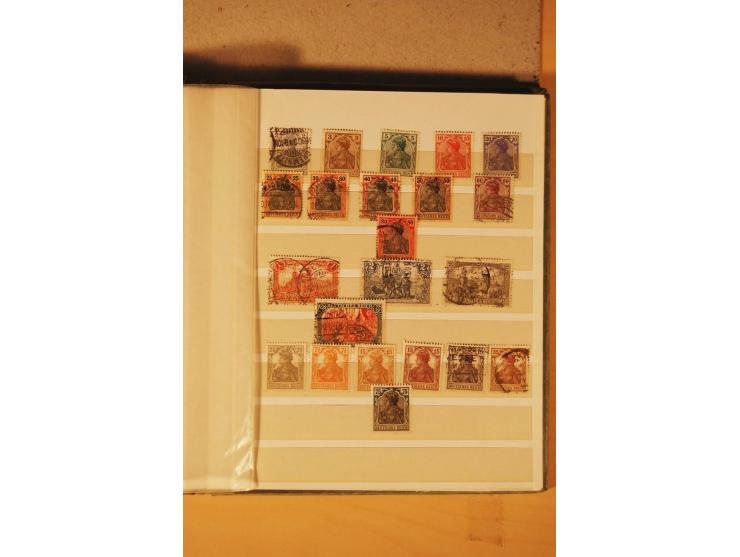 1872/1970 (ca.), postfrische, ungebrauchte und gestempelte Partie mit Sammlungen DR (u.a. Bl. 1 und 2), SBZ, DDR (dabei Marx-