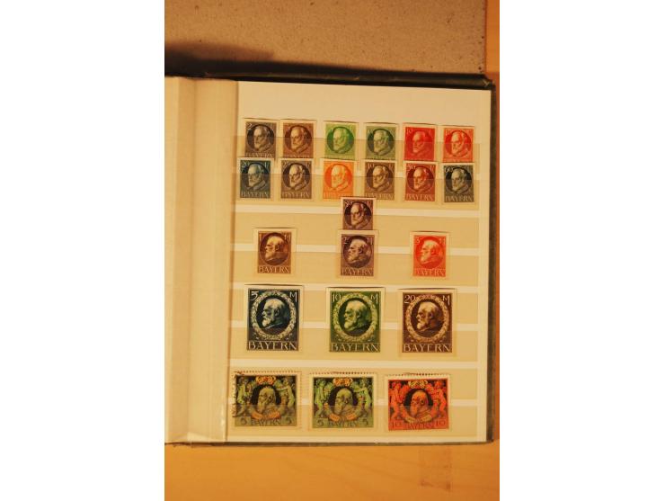 1872/1970 (ca.), postfrische, ungebrauchte und gestempelte Partie mit Sammlungen DR (u.a. Bl. 1 und 2), SBZ, DDR (dabei Marx-